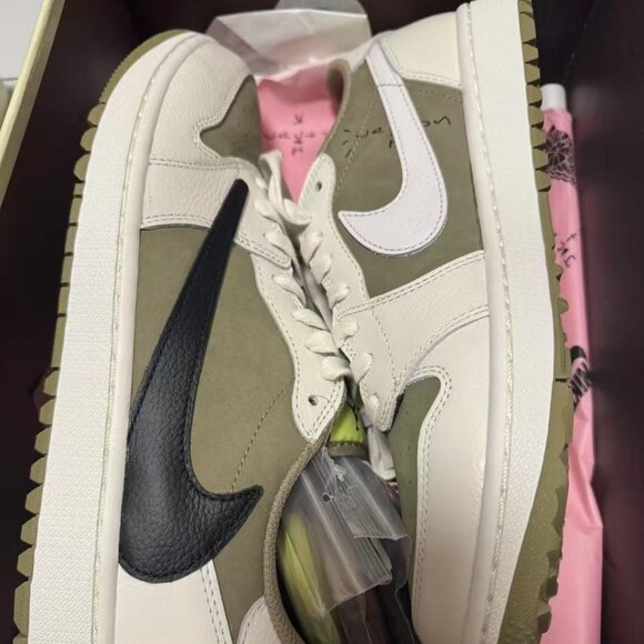 Travis Scott x Air Jordan 1 Low Golf – 6.0 EVA Sneakers